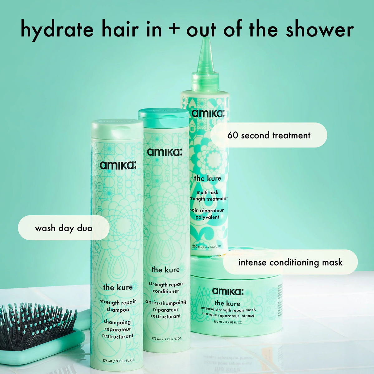 the kure strength repair shampoo - 9.2 oz / 275 ml