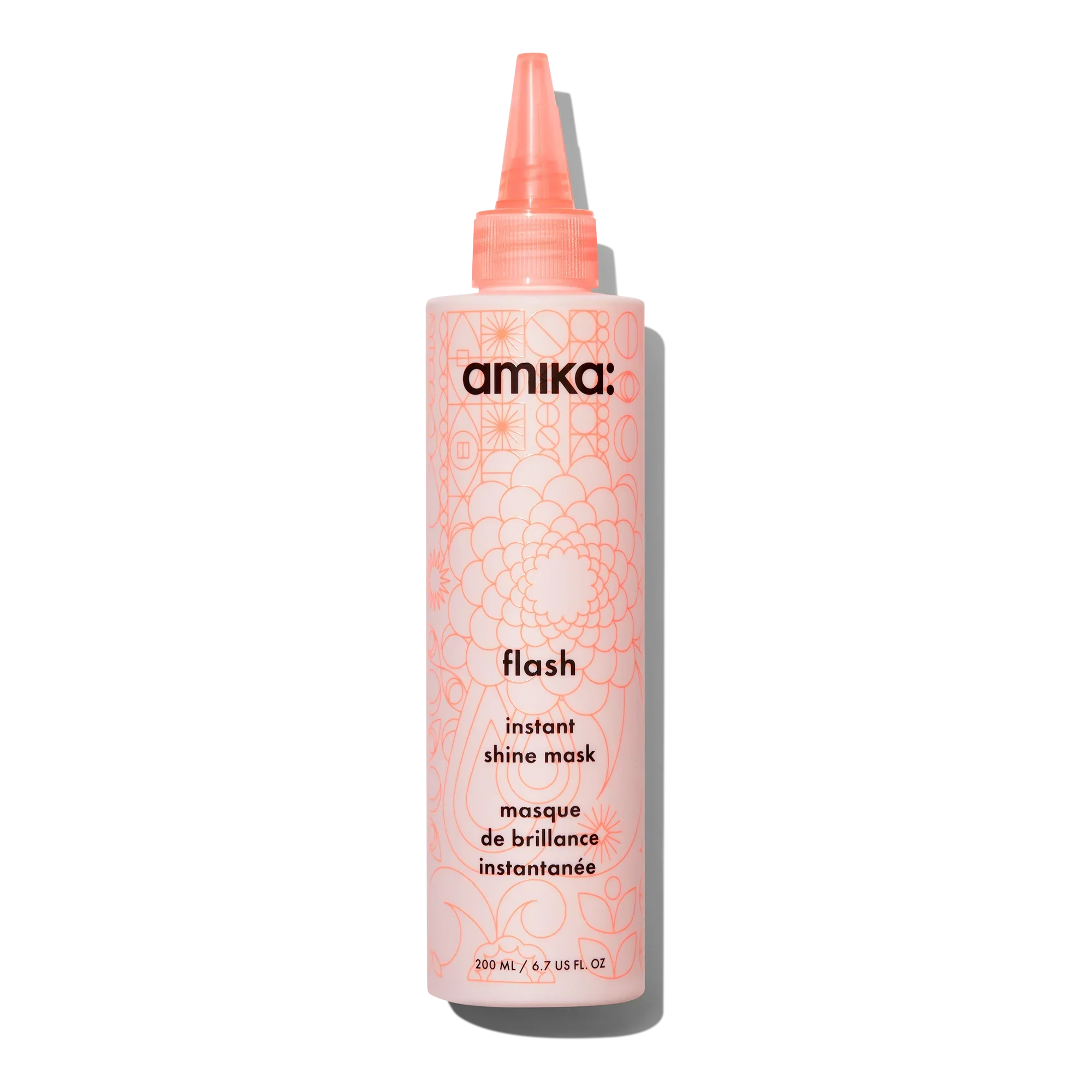 flash instant shine mask for shiny hair - 6.7 oz / 200 ml