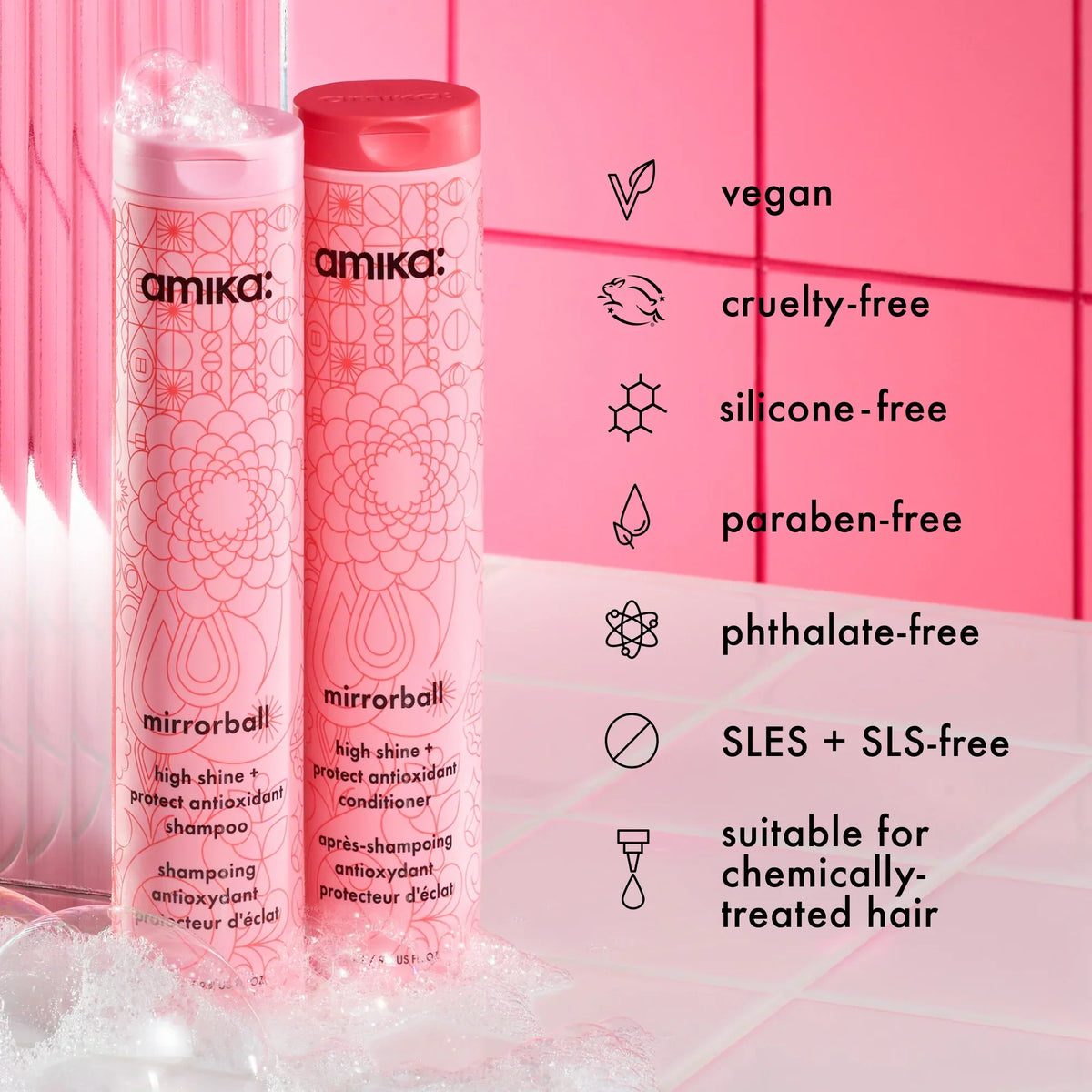 mirrorball high shine + protect antioxidant conditioner - 9.2 oz / 275 ml
