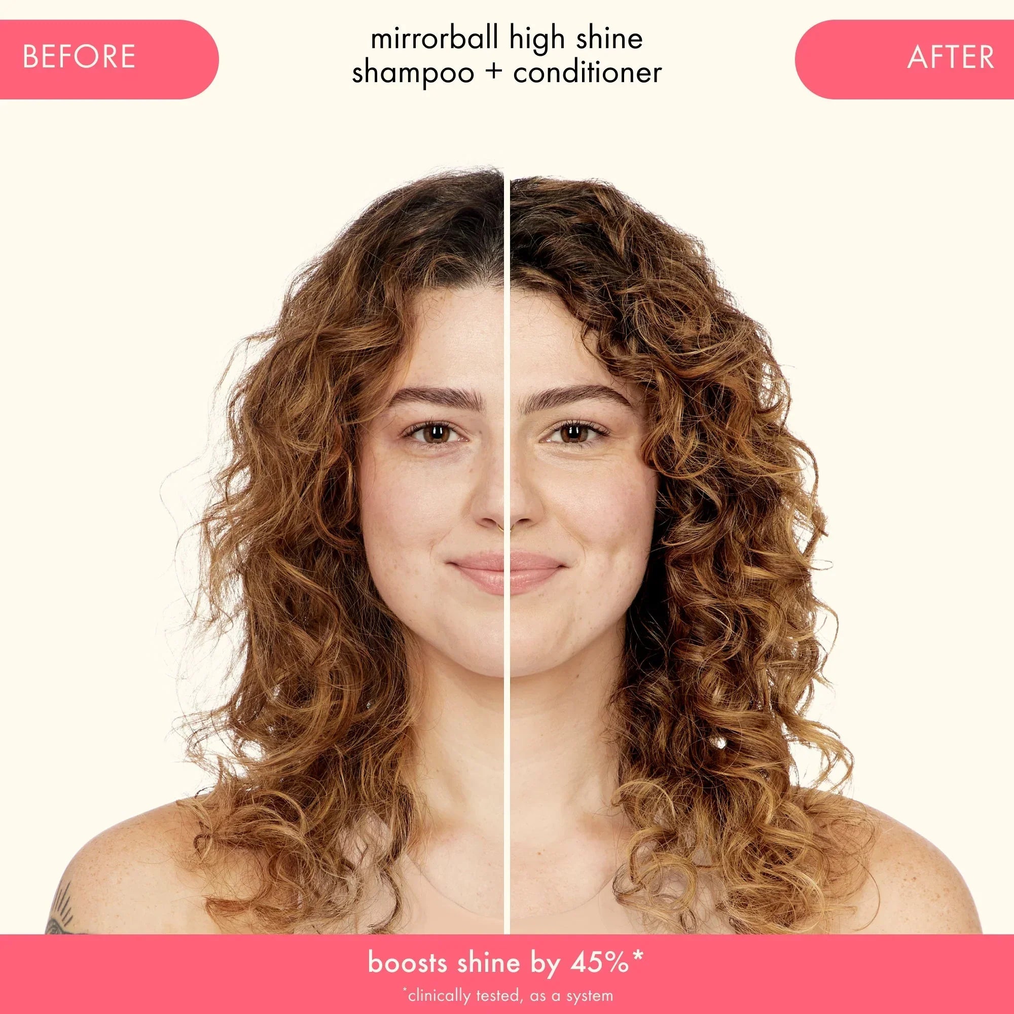 super-sized shine set mirrorball high shine + protect antioxidant shampoo + conditioner + flash mask