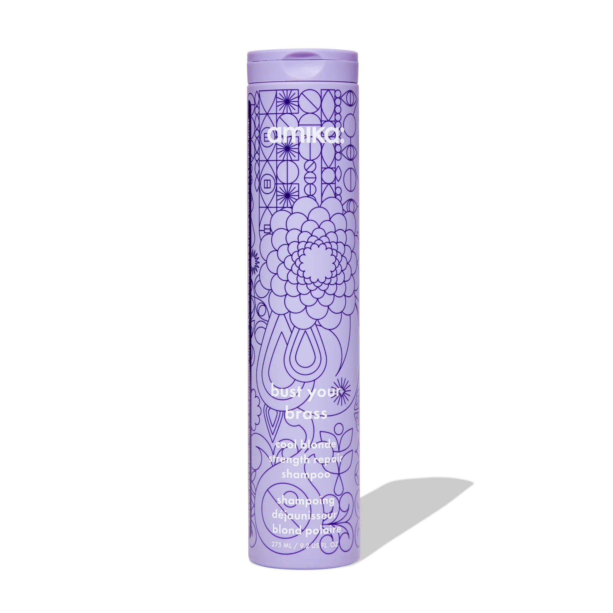 bust your brass cool blonde strength repair shampoo - 9.2 oz / 275 ml