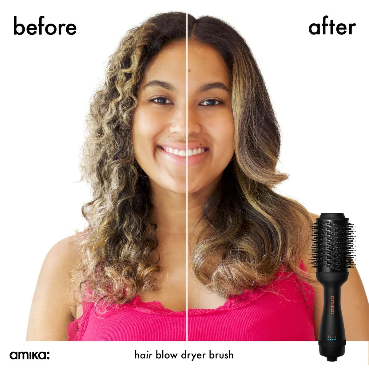 hair blow dry brush 2.0 2-in-1 hair styling tool