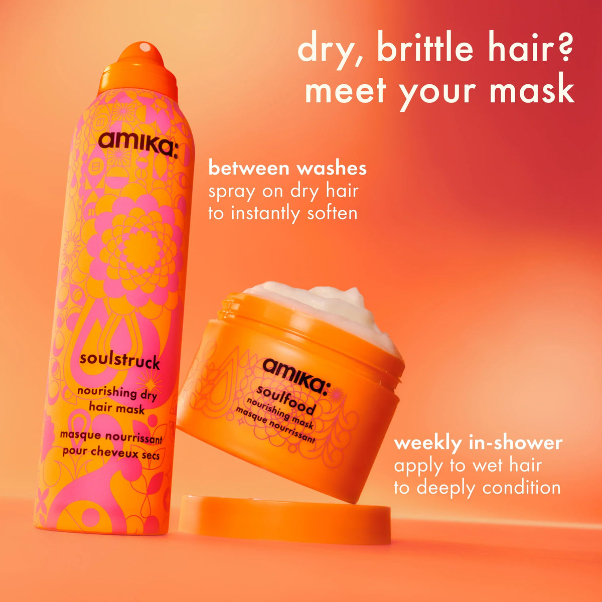travel-sized soul-utions soulstruck, perk up dry shampoo + soulfood travel haircare set