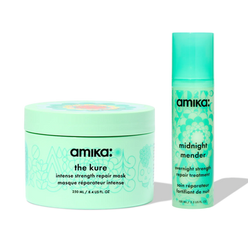 the comeback crew strengthening repair hair mask + treatment duo
