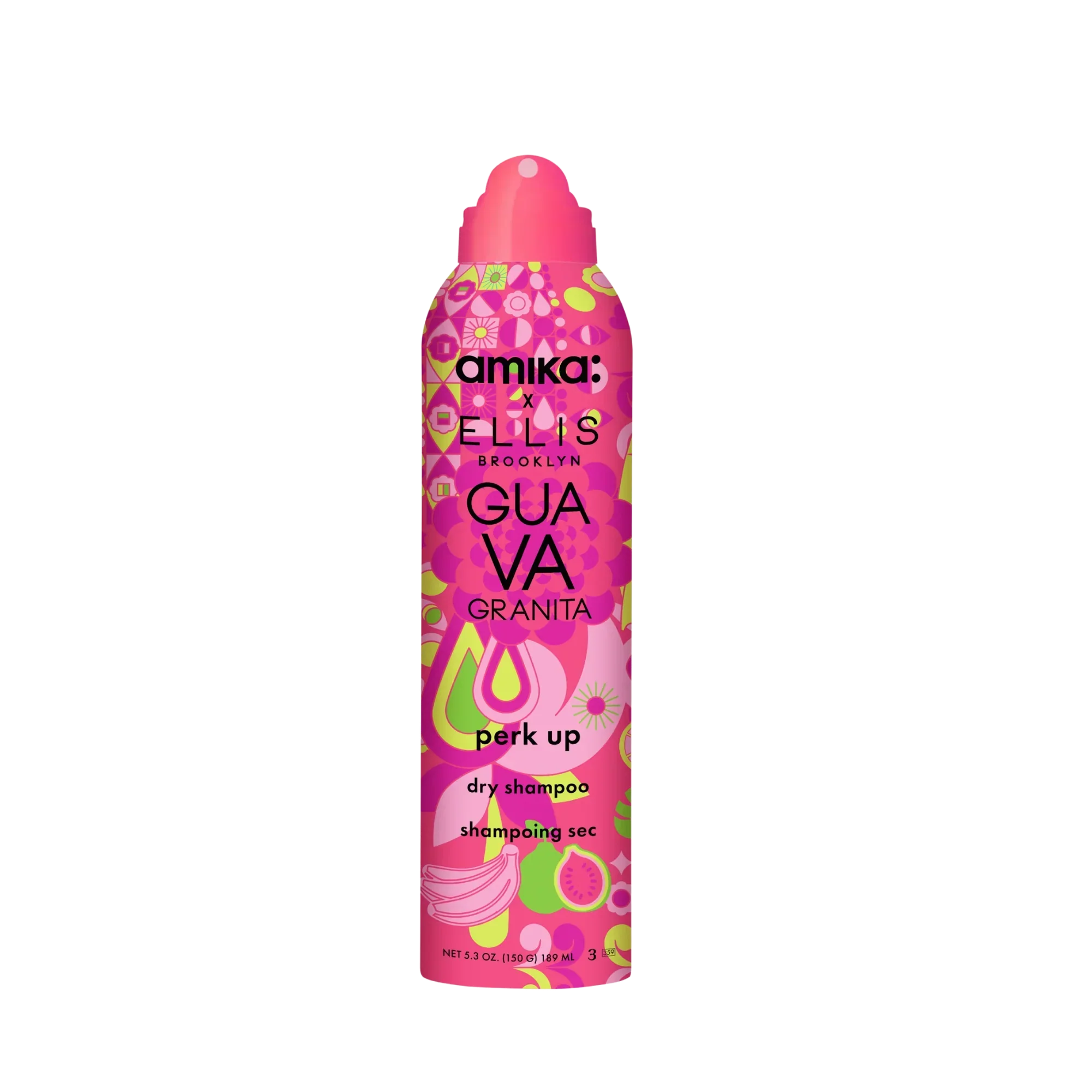 amika x Ellis Brooklyn limited-edition perk up GUAVA GRANITA dry shampoo